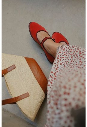 Baleta Mary Jane Margaret MARGARET-39 Rojo