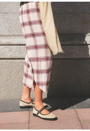 Baleta Mary Jane Theodora THEODORA-39 Beige