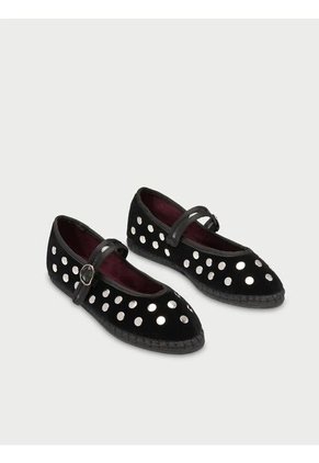 Baleta Mae Silver Black MAE SILVER BLACK-38 Negro