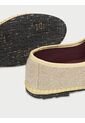 Baleta Mary Jane Linen Imelda IMELDA-38 Beige de Flabelus
