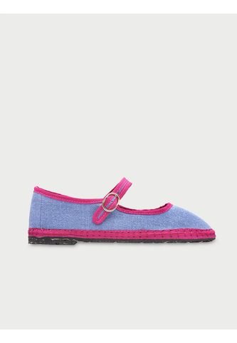 Zapatos Mary Jane Linen Fiorenza FIORENZA-41 Azul Flabelus