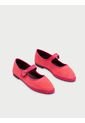 Zapatos Mary Jane Linen Lago LAGO-39 Rosado de Flabelus