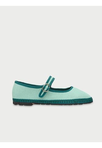 Zapatos Mary Jane Linen Boromir BOROMIR-38 Azul Flabelus
