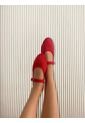 Zapatos Mary Jane Linen Baggins BAGGINS-41 Rojo de Flabelus