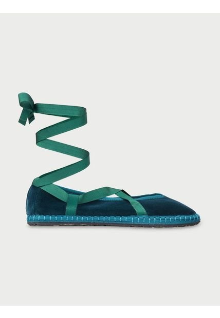 Zapatos Lazos Velvet Green EICHIRO VR GREEN-38 Verde