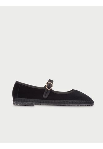 Zapatos Mary Jane Velvet Antonia ANTONIA-39 Negro Flabelus