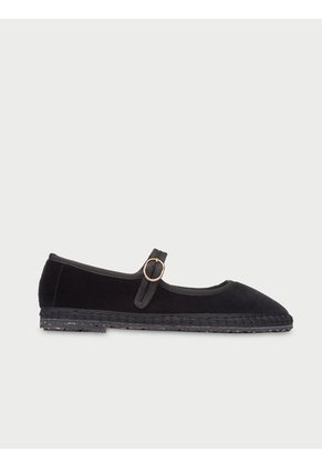 Zapatos Mary Jane Velvet Antonia ANTONIA-39 Negro