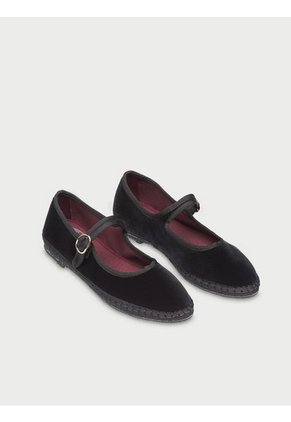 Zapatos Mary Jane Velvet Antonia ANTONIA-39 Negro