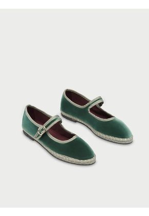 Zapatos Mary Jane Velvet Jay JAY-38 Verde