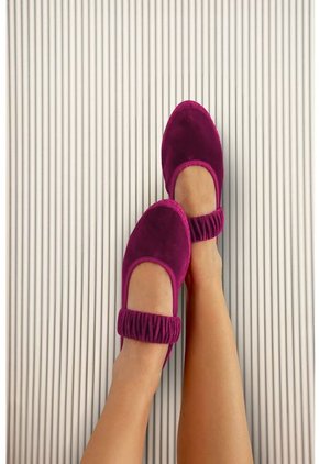 Zapatos Mafalda Seda MAFALDA MAGENTA-38 Rosado