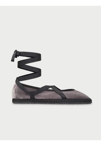 Zapatos Lazos Velvet Grey EICHIRO VR GREY-39 Gris Flabelus