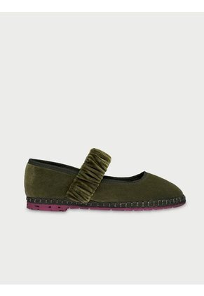 Zapatos Mafalda Velvet Olive MAFALDA OLIVE-36 Verde