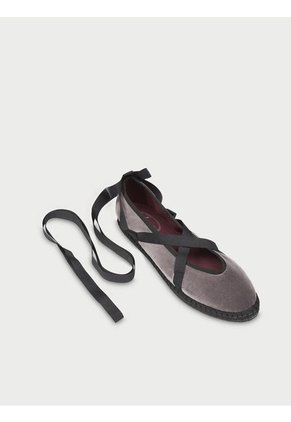 Zapatos Lazos Velvet Grey EICHIRO VR GREY-39 Gris