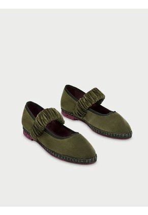 Zapatos Mafalda Velvet Olive MAFALDA OLIVE-36 Verde