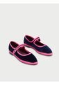 Zapatos Mary Jane Velvet Biddy BIDDY-41 Azul de Flabelus