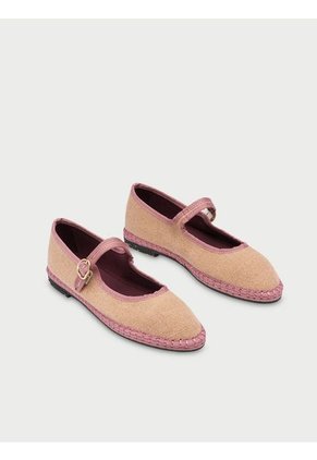 Zapatos Mary Jane Linen Dora DORA-37 Beige
