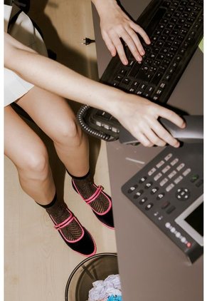 Zapatos Mary Jane Velvet Biddy BIDDY-41 Azul