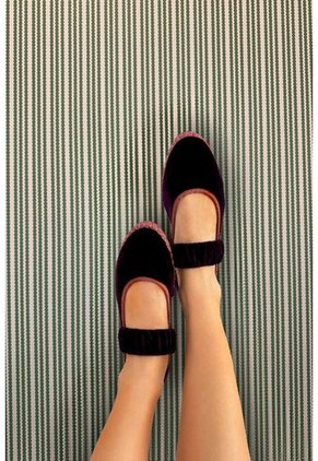 Zapatos Mafalda Velvet Purple MAFALDA PURPLE-36 Morado