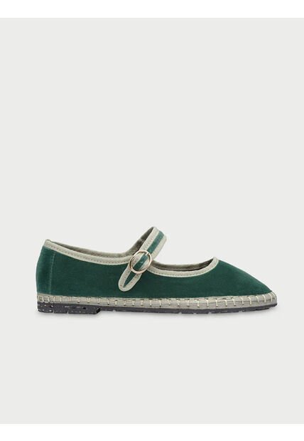 Zapatos Mary Jane Velvet Jay JAY-38 Verde