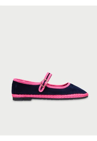 Zapatos Mary Jane Velvet Biddy BIDDY-41 Azul Flabelus