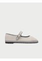 Zapatos Mary Jane Linen Dalloway DALLOWAY-36 Blanco de Flabelus