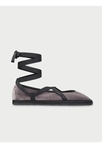 Zapatos Lazos Velvet Grey EICHIRO VR GREY-39 Gris Flabelus