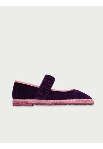 Zapatos Mafalda Velvet Purple MAFALDA PURPLE-36 Morado Flabelus