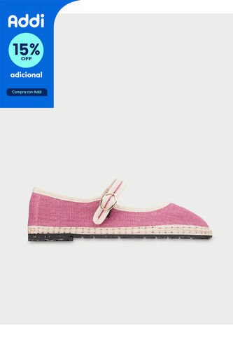 Zapatos Mary Jane Linen Ariadna ARIADNA-40 Rosado Flabelus