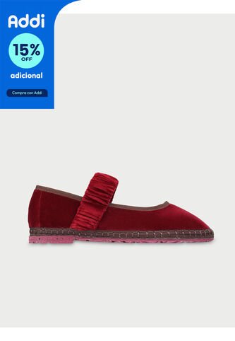 Zapatos Mafalda Burgundy MAFALDA BURGUNDY-40 Vinotinto Flabelus