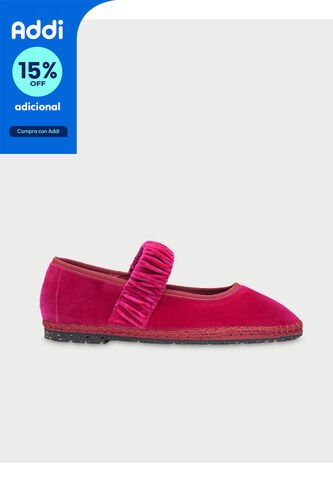 Zapatos Mafalda Velvet Plum MAFALDA PLUM-37 Rosado Flabelus