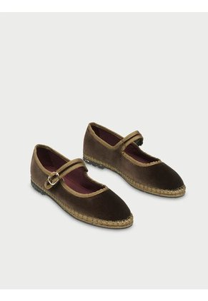 Zapatos Mary Jane Velvet Ulla BALTHASAR-36 Marron