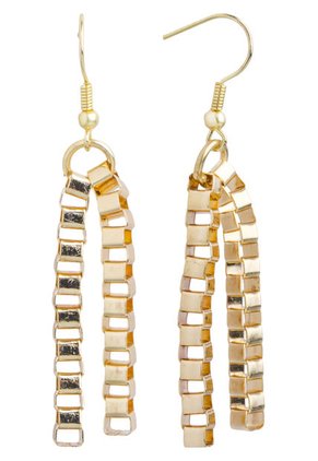 Set Collar y Aretes Floripondia Verde Menta-Dorado