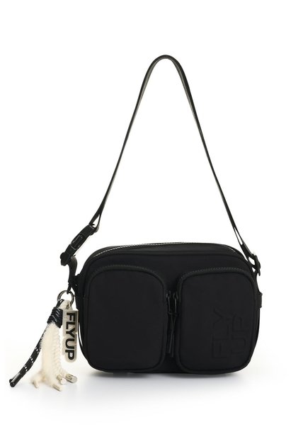 Bandolera Slim En Lona Para Mujer Fly Up Bandolera Slim En Lona Para Mujer Fly Up Negro FLY UP