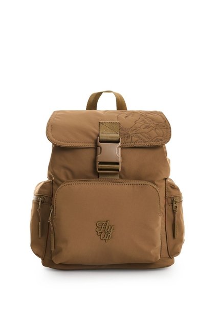 Morral En Lona Para Mujer Move Floral Morral En Lona Para Mujer Move Floral Tabaco FLY UP