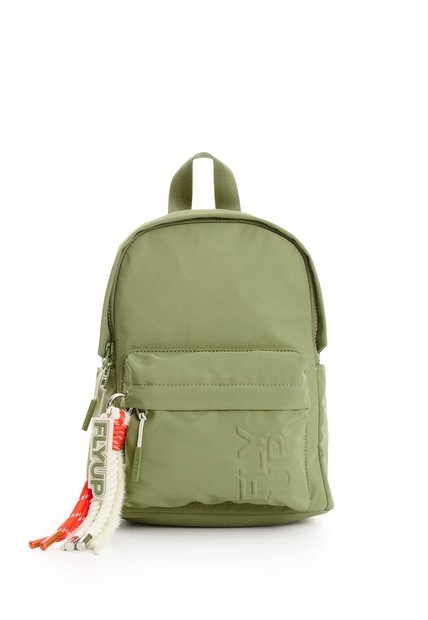 Morral Mini Star En Lona Para Mujer Fly Up Morral Mini Star En Lona Para Mujer Fly Up Verde FLY UP