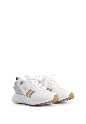 Tenis Fly Up Spirited En Textil Y Cuero Para Mujer Silueta Liviana Tenis Fly Up Spirited En Textil Y Cuero Para Mujer Silueta Liviana Blanco 41 FLYUP