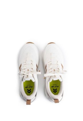 Tenis Fly Up Spirited En Textil Y Cuero Para Mujer Silueta Liviana Tenis Fly Up Spirited En Textil Y Cuero Para Mujer Silueta Liviana Blanco 41 FLYUP