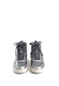 Tenis Fly Up Off En Textil Y Cuero Para Mujer High Top Tenis Fly Up Off En Textil Y Cuero Para Mujer High Top Plata 41 FLY UP de FLY UP