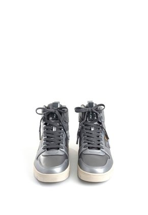 Tenis Fly Up Off En Textil Y Cuero Para Mujer High Top Tenis Fly Up Off En Textil Y Cuero Para Mujer High Top Plata 41 FLY UP