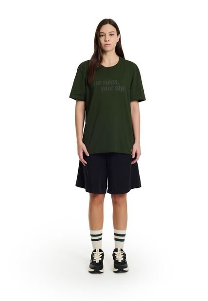 Camiseta Regular Star Unisex Fly Up Camiseta Regular Star Unisex Fly Up Verde XS FLYUP