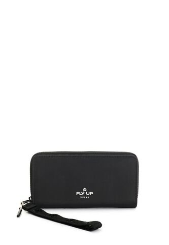 Porta Chequera En Lona Para Mujer Rush 2 Porta Chequera En Lona Para Mujer Rush 2 Negro FLYUP FLYUP