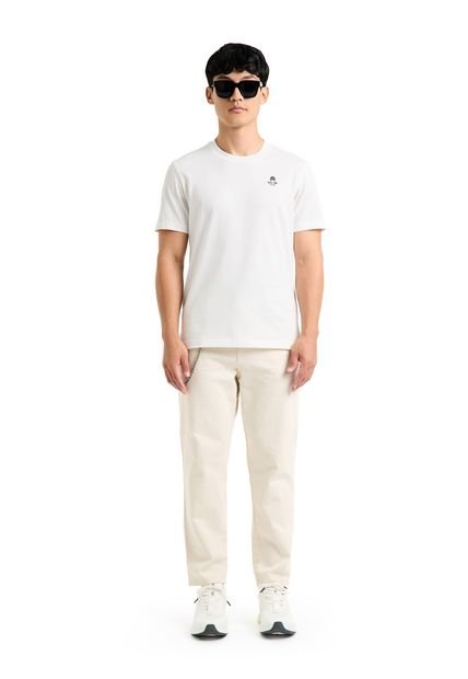 Camiseta Regular Canes Unisex Fly Up Camiseta Regular Canes Unisex Fly Up Crema XS FLYUP