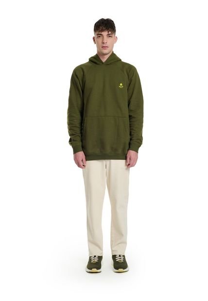 Hoodie Ocaso Manga Ranglan Unisex Fly Up Hoodie Ocaso Manga Ranglan Unisex Fly Up Verde XL FLYUP