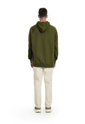 Hoodie Ocaso Manga Ranglan Unisex Fly Up Hoodie Ocaso Manga Ranglan Unisex Fly Up Verde S FLYUP