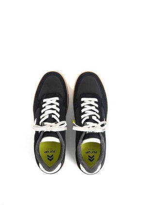 Tenis Fly Up Surfer 2.0 En Textil Y Cuero Para Hombre Low Top Tenis Fly Up Surfer 2.0 En Textil Y Cuero Para Hombre Low Top Negro 46 FLYUP