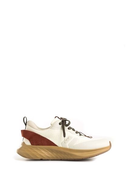 Tenis Fly Up Spirited 2.0 En Textil Y Cuero Para Hombre Contraste Tenis Fly Up Spirited 2.0 En Textil Y Cuero Para Hombre Contraste Crema 39 FLYUP