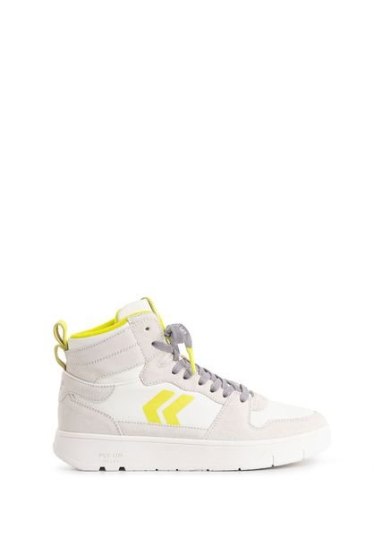 Tenis Fly Up Off En Textil Y Cuero Para Mujer High Top Tenis Fly Up Off En Textil Y Cuero Para Mujer High Top Crema 41 FLYUP