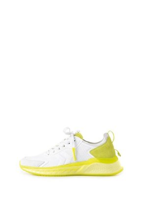 Tenis Fly Up Life De Cuero Para Mujer Detalles Contraste Tenis Fly Up Life De Cuero Para Mujer Detalles Contraste Blanco 38 FLYUP