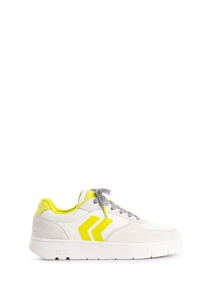 Tenis Fly Up Surfer En Textil Y Cuero Para Mujer Low Top Tenis Fly Up Surfer En Textil Y Cuero Para Mujer Low Top Crema 35 FLYUP