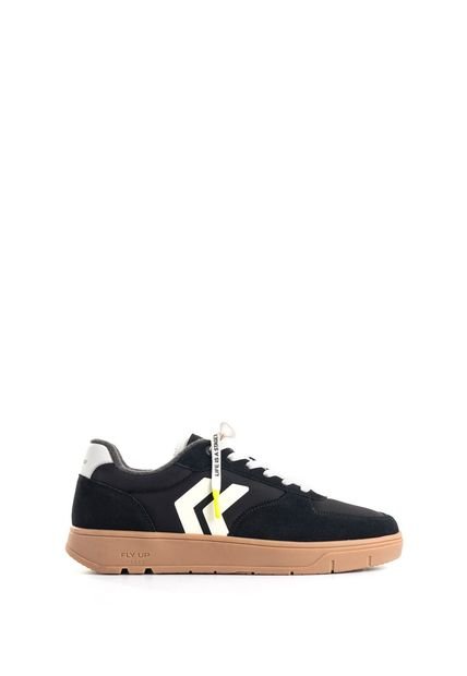 Tenis Fly Up Surfer 2.0 En Textil Y Cuero Para Hombre Low Top Tenis Fly Up Surfer 2.0 En Textil Y Cuero Para Hombre Low Top Negro 45 FLYUP